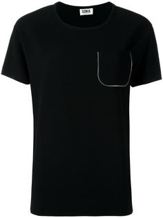 футболка с нагрудным карманом на молнии Sonia By Sonia Rykiel