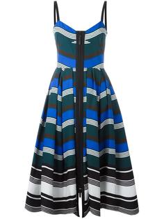 wavy print dress Fendi