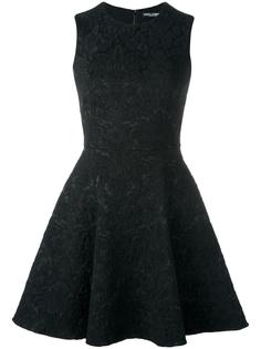 платье-шифт с вышивкой тюльпанов Dolce &amp; Gabbana