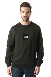 Толстовка свитшот The North Face Fine Crew Rosin Green