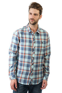 Рубашка в клетку Billabong Vantage Blue