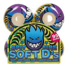 Колеса для скейтборда для скейтборда Spitfire Soft D s White 95A 54 mm