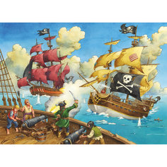 Пазл "Битва пиратов" Ravensburger, 100 деталей