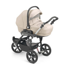 Коляска 3-в-1 Cortina X3 Tris Evolution с кристаллами, Cam, кремовый