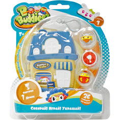 Набор Bbuddieez "Синий домик для хранения с подвеской 3 шарма-персонажа", 1toy