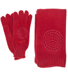 Комплект шарф и перчатки Desigual