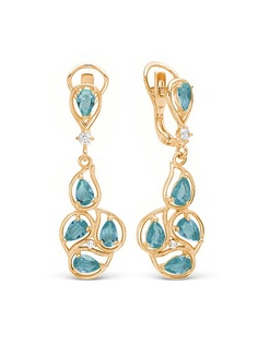 Ювелирные серьги Серебро России