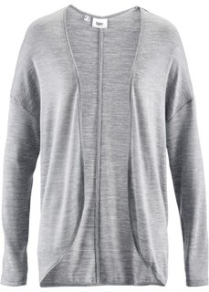 Трикотажный кардиган (антрацитовый меланж) Bonprix
