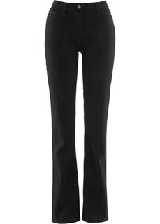 Брюки-стретч удобного прямого покроя (синий) Bonprix