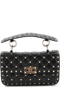 Сумка Rockstud Spike small c металлическими шипами Valentino