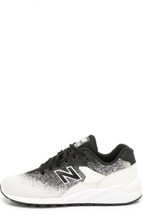 Текстильные кроссовки 580 с кожаной отделкой New Balance