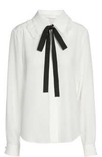 Блуза с галстуком Chloé