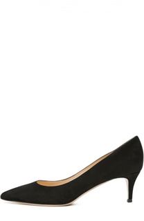 Замшевые туфли Сlassic на шпильке Gianvito Rossi