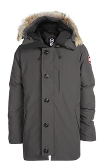 Пуховая парка Chateau с меховой отделкой капюшона Canada Goose