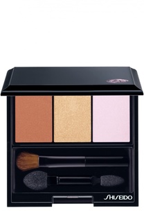 Тени-трио для век с шелковистой текстурой и эффектом сияния BR 214 Shiseido