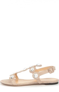 Замшевые сандалии Semi Precious Charlotte Olympia
