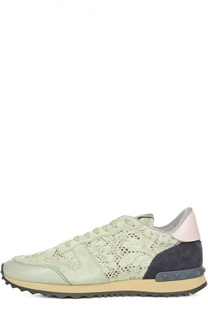 Комбинированные кроссовки Lace Sneaker Valentino