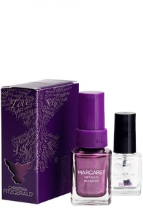 Лак для ногтей Margaret / Раскаленный металл + Bond-подготовка Christina Fitzgerald