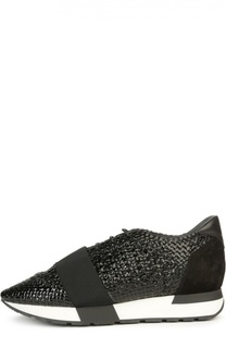 Плетеные кроссовки с эластичной вставкой Balenciaga
