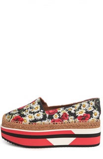 Парчевые эспадрильи на платформе Dolce &amp; Gabbana