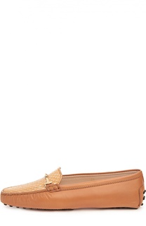 Кожаные мокасины Gomma с пряжкой Tod’s
