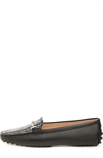 Кожаные мокасины Gomma с пряжкой Tod’s