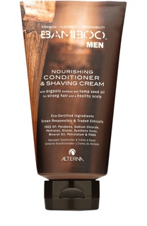 Питательный кондиционер + крем для бритья Bamboo Men Alterna