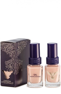 Лак для ногтей Sal "Снежная роза" и Bond-подготовка Christina Fitzgerald