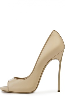 Кожаные туфли на шпильке Blade Casadei