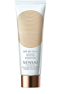 Солнцезащитный крем для лица с содержанием нано-частиц SPF 50 Sensai