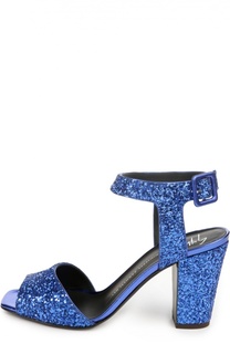 Босоножки Emmanuelle с глиттером Giuseppe Zanotti Design