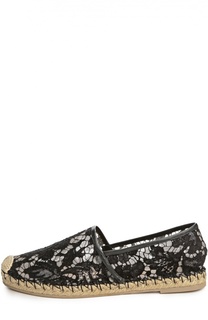 Кружевные эспадрильи Glamorous с узором Valentino