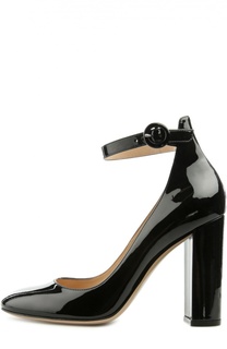 Лаковые туфли Greta с ремешком на щиколотке Gianvito Rossi