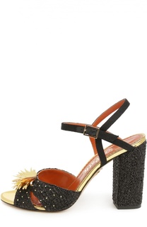 Плетеные босоножки Ferocious Charlotte Olympia