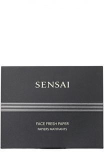 Освежающие матирующие салфетки для лица Sensai