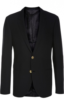 Пиджак с замшевыми накладками Lanvin