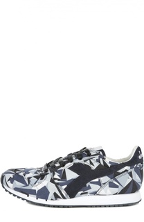 Текстильные кроссовки с принтом Diadora