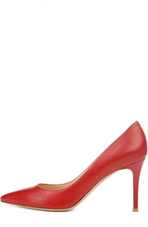 Кожаные туфли Gianvito 85 на шпильке Gianvito Rossi