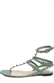Кожаные сандалии Rockstud Rolling с ремешками Valentino