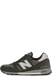 Кроссовки из нубука со вставками New Balance