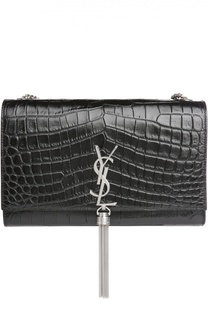 Сумка Monogram Kate medium с тиснением под крокодила Saint Laurent