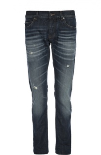 Зауженные джинсы с потертостями Dolce &amp; Gabbana