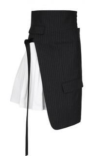 Мини-юбка асимметричного кроя DKNY