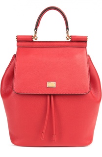 Кожаный рюкзак с клапаном Sicily Backpack Dolce &amp; Gabbana