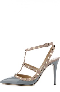 Лаковые туфли Rockstud на шпильке Valentino