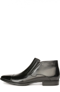 Кожаные полуботинки с текстильной вставкой Aldo Brue