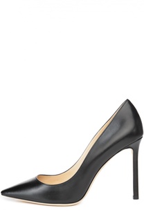 Кожаные туфли Romy на шпильке Jimmy Choo