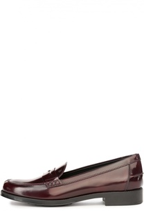 Лаковые лоферы Ivy с перемычкой Tod’s