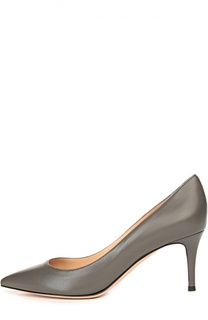 Кожаные туфли Gianvito 70 на шпильке Gianvito Rossi
