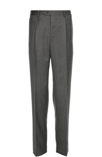 Классические брюки из смеси шерсти и шелка Brioni